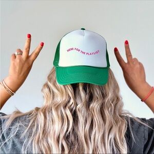 Green and White Trucker Hat here for the playlist